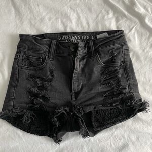 Black American Eagle Shorts